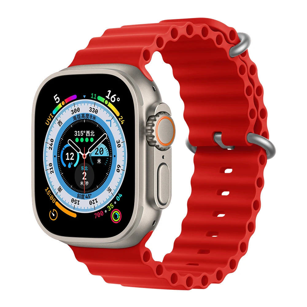 Cinturino Ocean in Silicone per Apple Watch