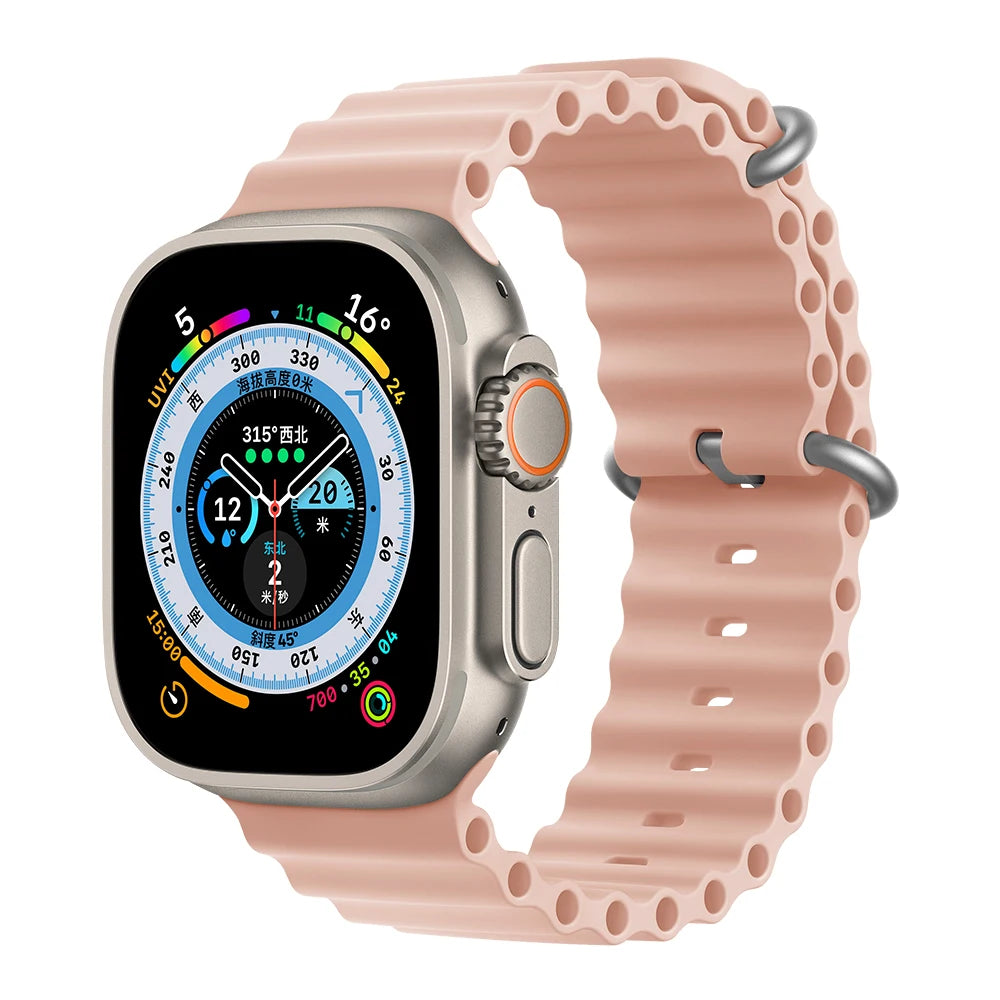 Cinturino Ocean in Silicone per Apple Watch