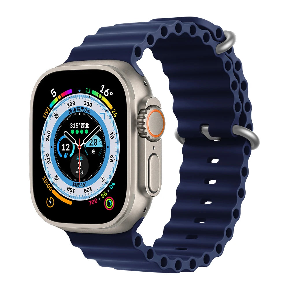 Cinturino Ocean in Silicone per Apple Watch