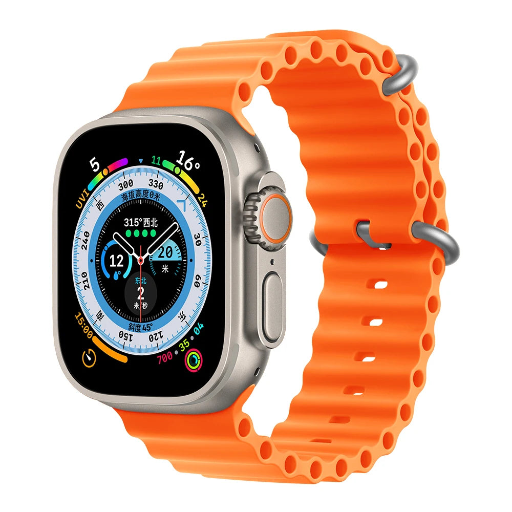 Cinturino Ocean in Silicone per Apple Watch