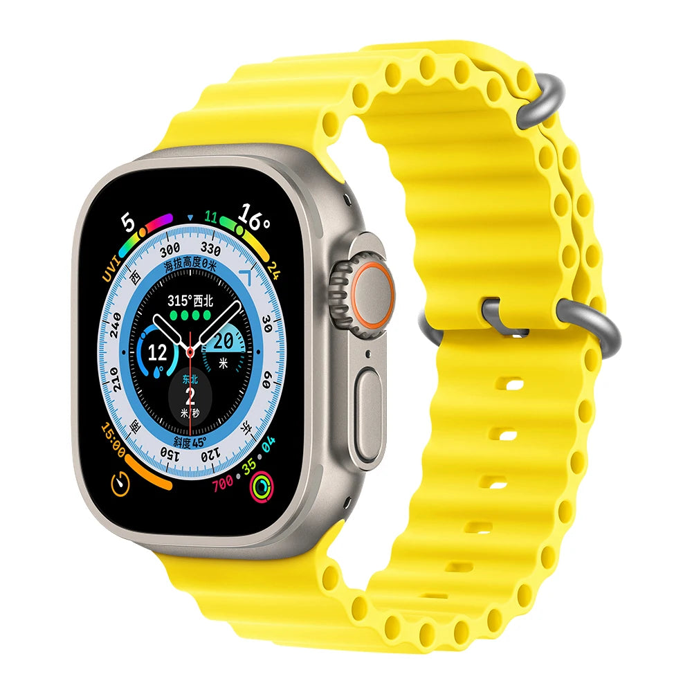 Cinturino Ocean in Silicone per Apple Watch