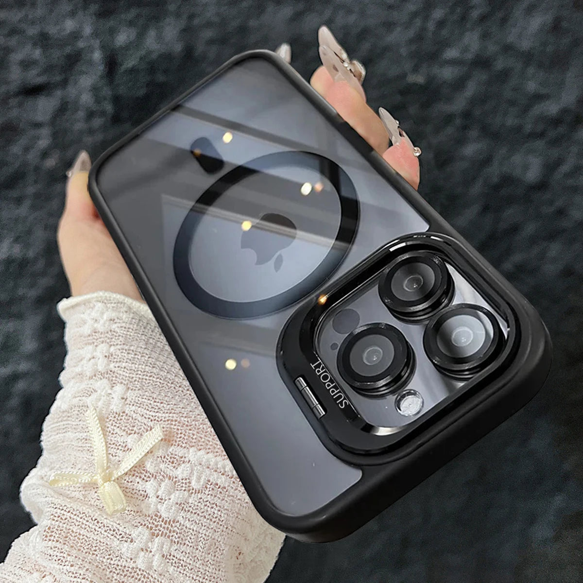 Cover MagSafe Luxury Antiurto per iPhone
