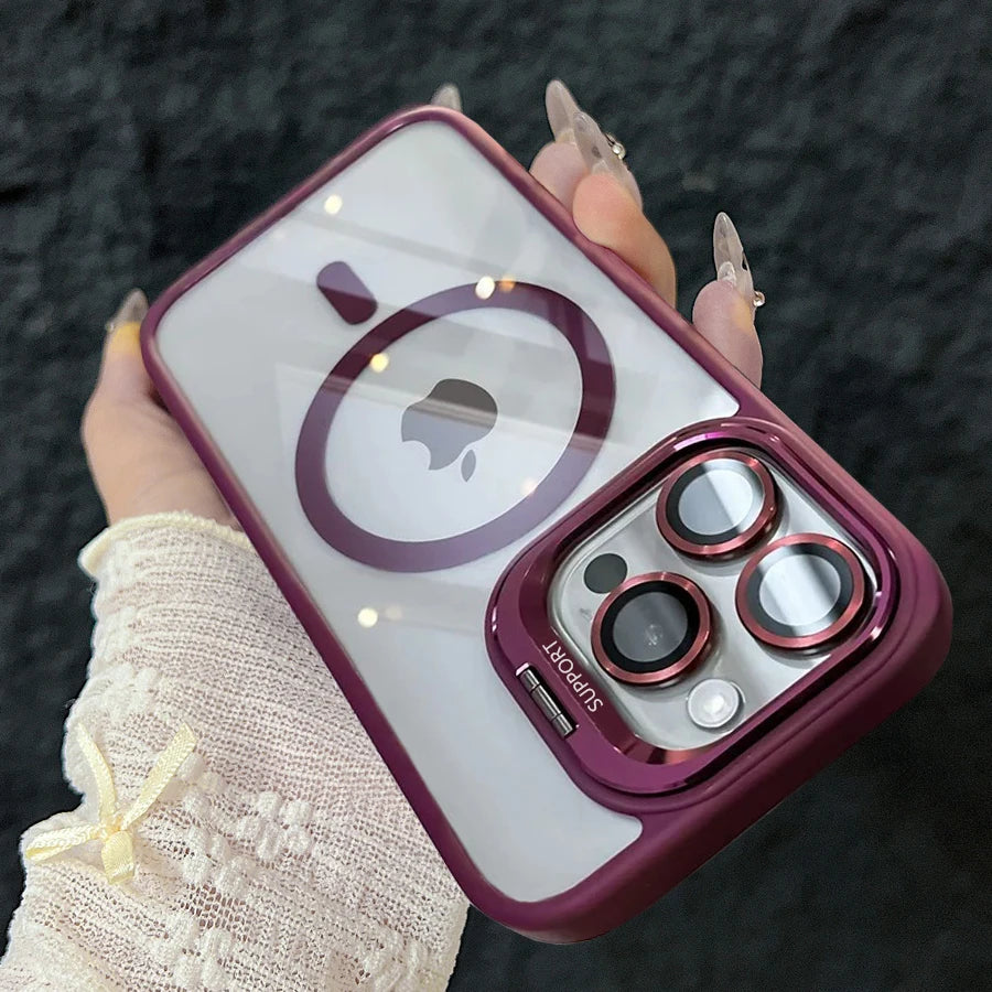 Cover MagSafe Luxury Antiurto per iPhone