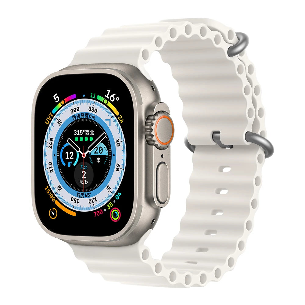 Cinturino Ocean in Silicone per Apple Watch