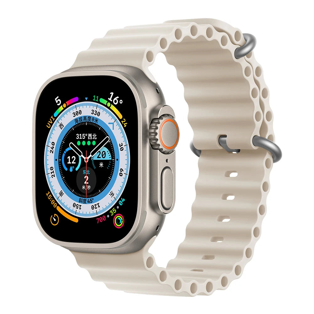 Cinturino Ocean in Silicone per Apple Watch