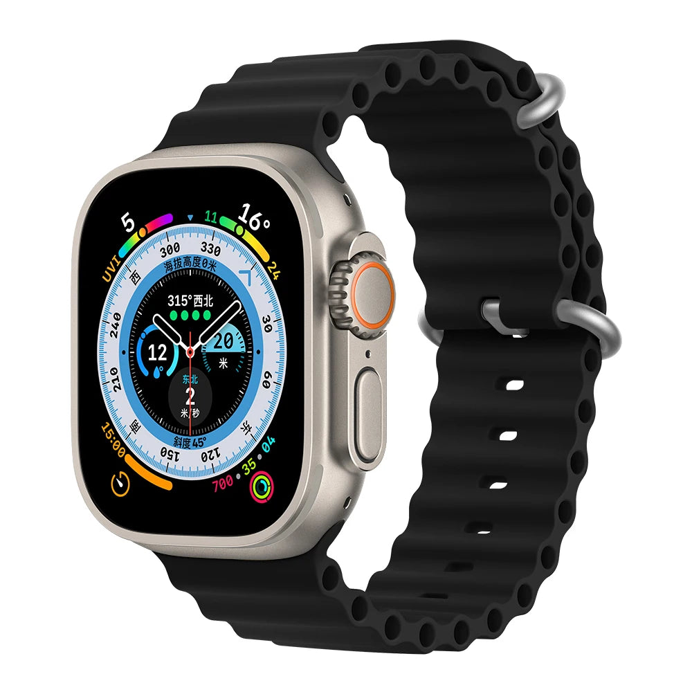 Cinturino Ocean in Silicone per Apple Watch
