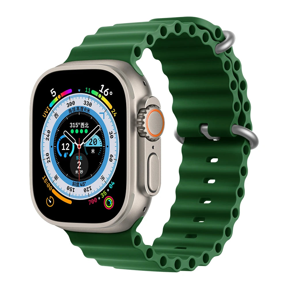 Cinturino Ocean in Silicone per Apple Watch