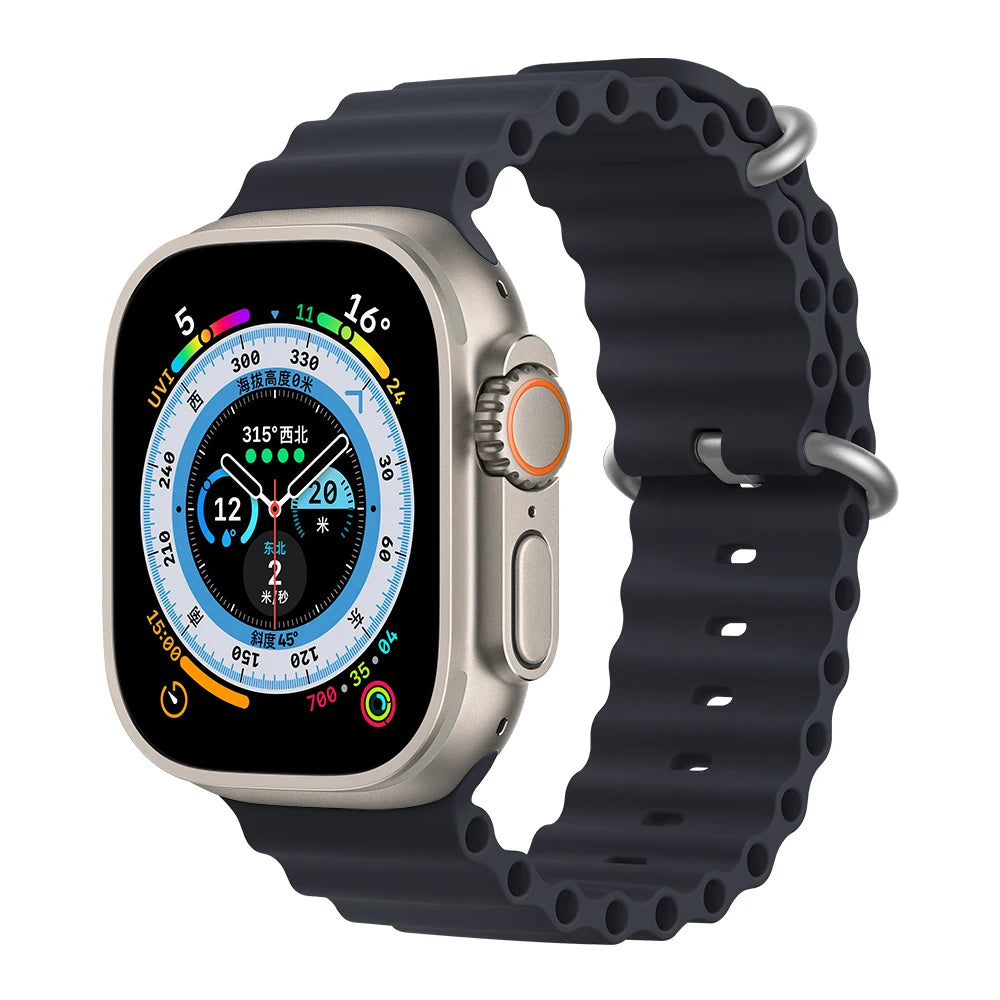 Cinturino Ocean in Silicone per Apple Watch