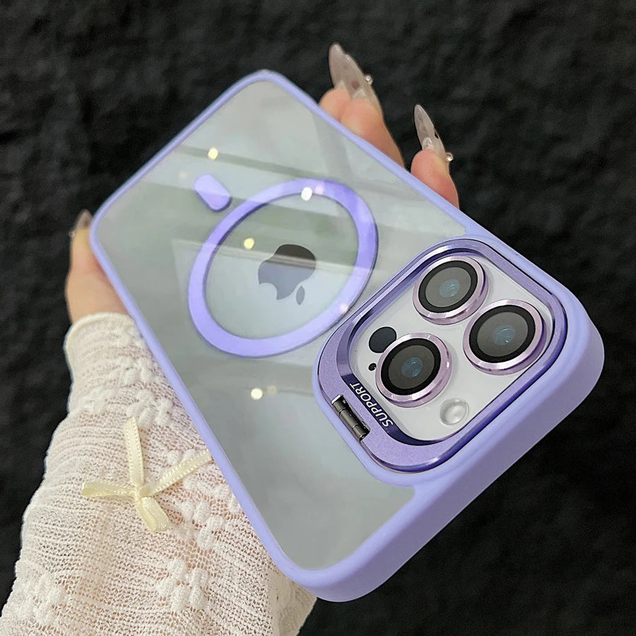Cover MagSafe Luxury Antiurto per iPhone