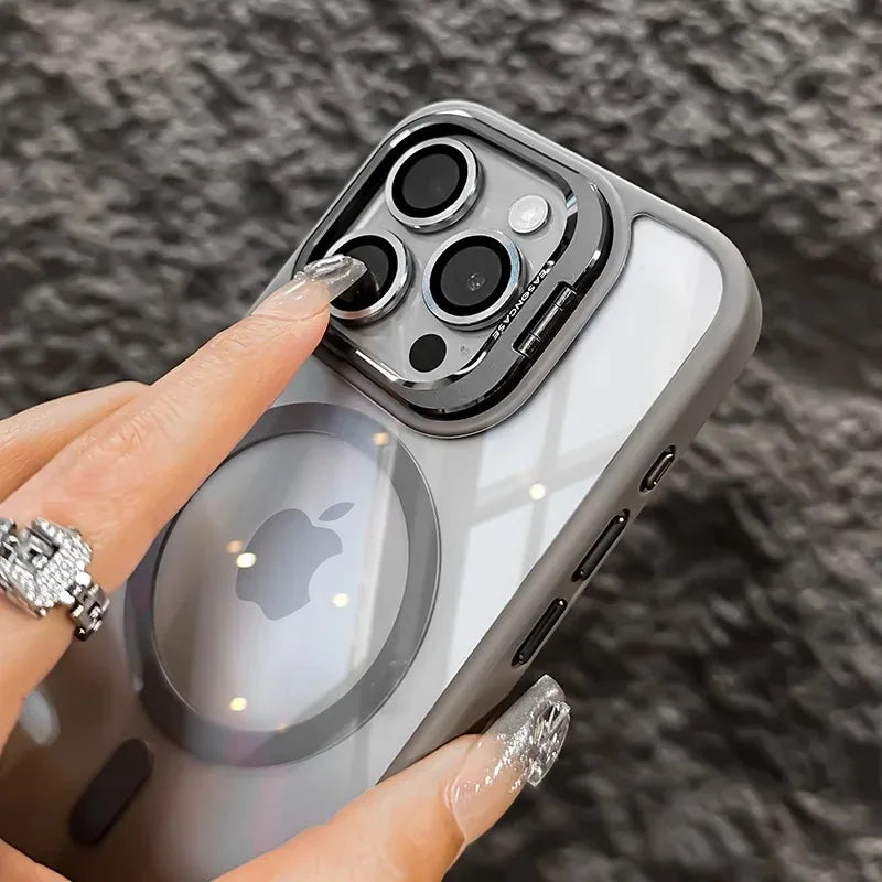 Cover MagSafe Luxury Antiurto per iPhone