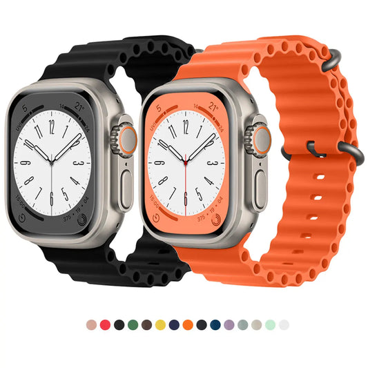 Cinturino Ocean in Silicone per Apple Watch