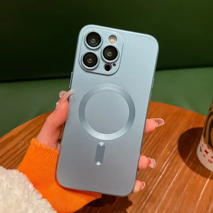 Cover Opaca MagSafe Luxury per Iphone